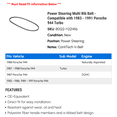 thumbnail image 2 of Power Steering Multi Rib Belt - Compatible with 1983 - 1991 Porsche 944 Turbo 1984 1985 1986 1987 1988 1989 1990, 2 of 2