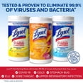 thumbnail image 4 of Disinfecting Wipes - Lemon/Crisp Linen/Mango and Hibiscus - 240ct/3pk, 4 of 5