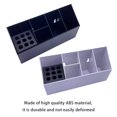 thumbnail image 4 of sweethay Caja de almacenamiento de tijeras, herramientas de belleza de peluquería, contenedor de tijeras, peine, cepillos, organizador Cuidado del cabello Negro, 4 of 6