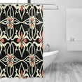 thumbnail image 2 of Bohemia Ethnic Flower Shower Curtain Liner 66x72 Inch Waterproof Shower Curtains Decorative Bathroom with 12 Pack Hooks, 2 of 5