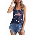 thumbnail image 2 of American Flag Tank Top Women 4th of July Tanks Tops for Womens USA Flag Patriotic Shirts Vest, 2 of 5