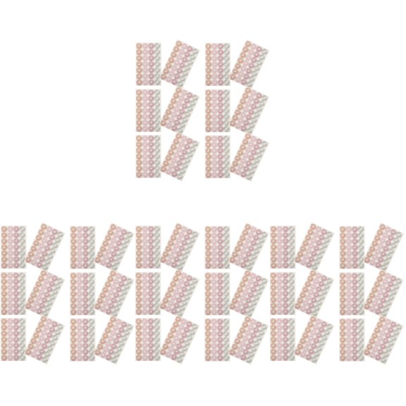 64 Sheets  of Hole Reinforcement Stickers Binder Paper Hole Ring Reinforcement Labels Office Supplies