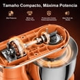 thumbnail image 3 of Batidora de Pedestal Planetaria Honinst 10 Velocidades Uso Doméstico Tazón de 4QT, 3 of 8