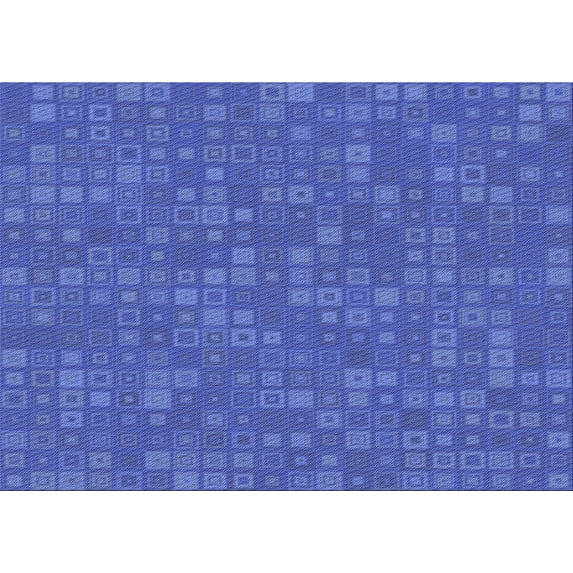 Ahgly Company Machine Washable Indoor Rectangle Transitional Light Slate Blue Area Rugs, 3' x 5'