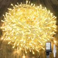 thumbnail image 1 of Cronómetro LED String Lights KAQ, 55 m, 500 LED, blanco cálido, impermeable, 1 of 7