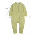 thumbnail image 3 of Combinaison Bébé Sans Pieds avec Fermeture Éclair Simple Barboteuse Manches Longues pour Bébé, 3 of 10
