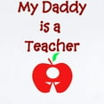 thumbnail image 2 of CafePress - My Daddy Is A Teacher Infant Bodysuit - Baby Light Bodysuit, Size Newborn - 24 Months, 2 of 4