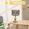 thumbnail image 4 of unbranded Lampe Décorative Ajourée pour Chambre en Fer Noir avec Design Moderne Simple 1 Ensemble, 4 of 7