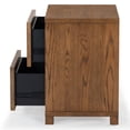 thumbnail image 6 of Safavieh Tobiette 2 Drawer Solid Wood Nightstand in Medium Oak, 6 of 14