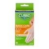 Curad Basic Care Vinyl Exam Disposable Gloves, 8 count