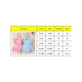 thumbnail image 4 of FEORJGP Infant Baby Girls Princess Rompers Dress 3M 6M 9M 12M 18M Newborn Fly Sleeve Jumpsuit 3D Flower Lace Mesh Skirt Hem Crew Neck Bodysuits with Hweet Cute Comfy Summer Clothes for Party, 4 of 9