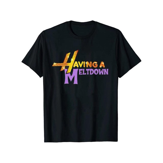 Camiseta para hombre "Teniendo una crisis", camiseta de algodón "Cuestiona la salud mental estética", camiseta de Hannah Montana con purpurina artificial y estilo disco, camiseta popular.