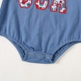 thumbnail image 7 of Okbabeha Mommy and Me Matching 4th of July Outfits Shirt Mom Kids Baby Fourth of July USA Shirt/Romper Family Matching Outfit, 7 of 7