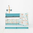 thumbnail image 2 of Bacati - Jungle Safari Boys Aqua/Orange Musical Baby Crib Mobile, 2 of 14