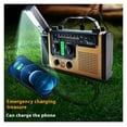 thumbnail image 4 of Emerncy Hand Crank Radio, Portable Solar Powered Multi-Function Survival ar With Hand Crank nerator, LED Lighting For Disaster Preparedness And Outdoor Use ,Handy Bright, 4 of 5