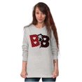 thumbnail image 3 of Betty Boop Retro Cartoon BB Hearts Women's Long Sleeve T Shirt Brisco Brands S, 3 of 6