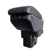 thumbnail image 1 of Descansabrazos TSIKA-SL para Cruze GA 7 puertos USB costura negra Modelo A, 1 of 4