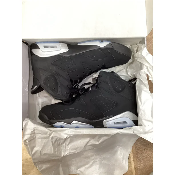 Ni - ke Ni - ke Air Jordan 6 VI Retro "Chrome" LACE UPGRADE Mens Sz 13 US #18223R