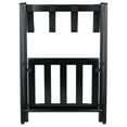 thumbnail image 5 of Winsome Raya Luggage Rack with Shelf, Black Finish, 5 of 12