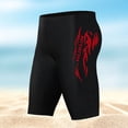 thumbnail image 4 of HXWCHs Men's Summer Sports Casual Swim Shorts Flat Front Design for Water Comfort XXXXXL Red, 4 of 4