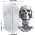 thumbnail image 2 of Molde de vela de esqueleto 3D, molde de silicona manual, utilizado para hacer velas fragantes y jabón, molde de resina epoxi, fundición de resina, artesanía, suministros para fiestas de, 2 of 6