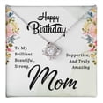 thumbnail image 4 of Happy Birthday to My Truly Amazing Mom Love Knot Necklace | To Mom, 4 of 6