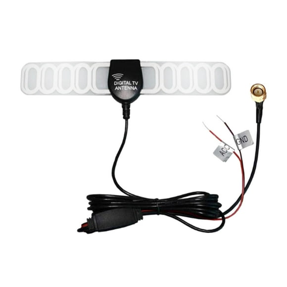 Cable de antena de TV digital de 3 m de longitud, recepción de frecuencia, portátil, extensible, estable, para uso en coche y hogar.