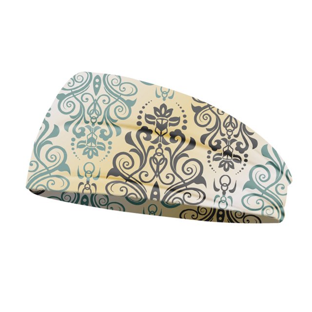 Diadema Deportes Estampado Estilo vintage Flor Banda para El sudor Minnieouse AP010509-06B
