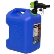 Scepter 5 Gallon Capacity SmartControl Dual Handle Kerosene Fuel Container, FSCK571, Blue Gas Can