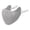 Grey, variant on GobdXE Solid Adult Summer Breathable Mesh Face Covering Adjustable Ear Loops UV Sun Protection Outdoor Sports Cycling Face Wrap Size:One Size