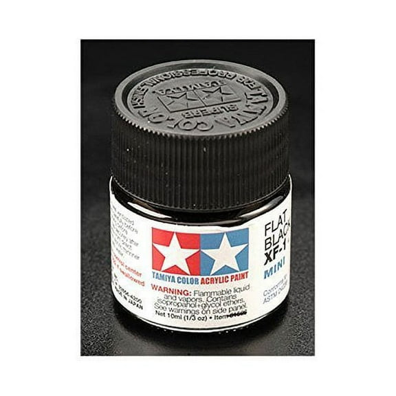 Tamiya 81701 Mini Acrylic XF-1 Flat Black/10ml