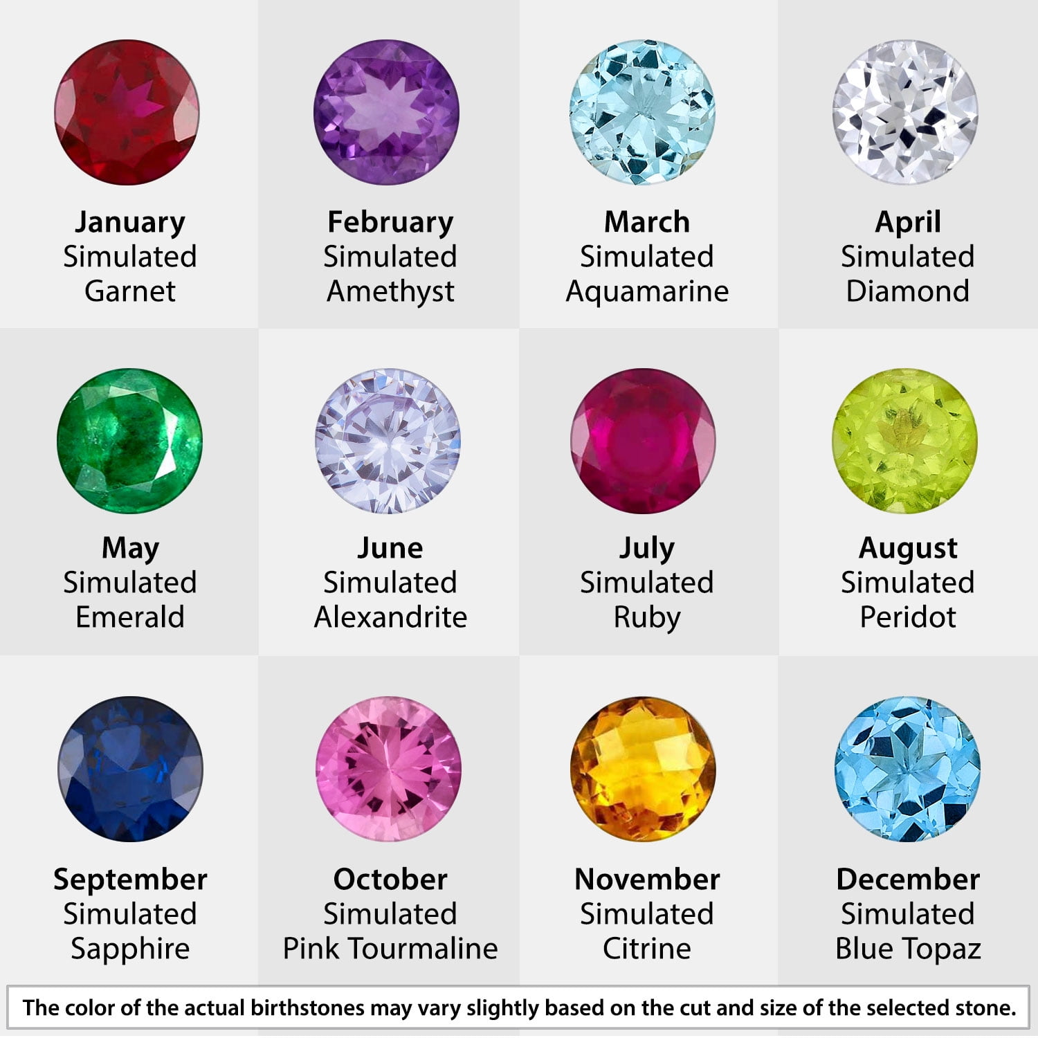Personalized Planet Family Sterling Silver or 18kt Gold over Sterling Birthstone Heart and Name Ring ,Women's