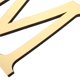 thumbnail image 3 of WEUVEB 1Jgo Stickers Pared Dorado Acrílico Adhesivo Para Interior, 3 of 8