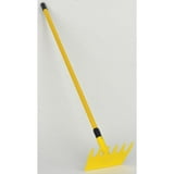 Nupla Hand Rake & Hoe Combination Tool with Fiberglass Handle, 4'L ...