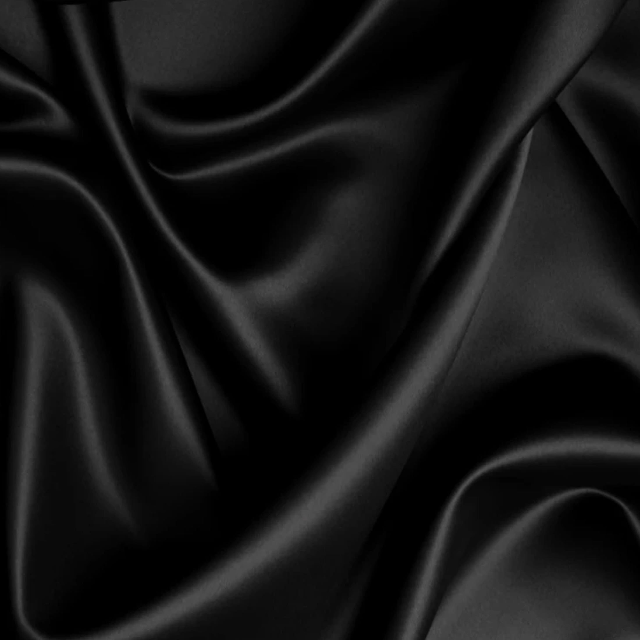 Evolve Satin Edge Wrap Scarf Black