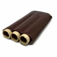 thumbnail image 4 of Brown Leather 3-Finger Cigar Case – (Fleur de Lis), 4 of 6