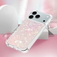 thumbnail image 5 of Phone Case for iPhone 17 Pro Max Cover Sparkle Glitter Floating Liquid Quicksand Shockproof Soft Silicone TPU Bumper Protective Cover for iPhone 17 Pro Max Case, S10, 5 of 7