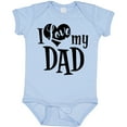 thumbnail image 3 of Inktastic I Love My Dad Boys or Girls Baby Bodysuit, 3 of 5