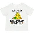 thumbnail image 3 of Inktastic Someone in Santa Barbara Loves Me Boys or Girls Toddler T-Shirt, 3 of 5