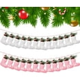 thumbnail image 4 of 12 Pcs Christmas Mini Stockings Xmas Classic Stocking Small Hanging Christmas Fireplace Decoration for Holiday Party, 4 of 6