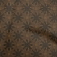 thumbnail image 1 of oneOone Viscose Chiffon Brown Fabric Asian Block Sewing Material Print Fabric By The Yard 42 Inch Wide, 1 of 5