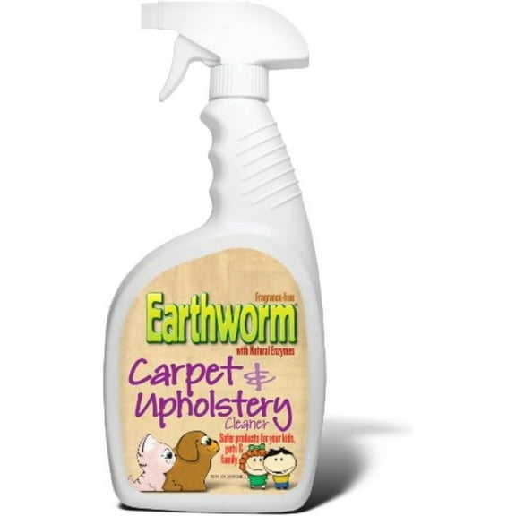 Carpet & Upholstery Cleaner Spot Stain Remover - Natural Enzymes, Safer for Family, Environmentally Responsible 22 oz