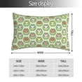thumbnail image 2 of Salouo Cute Chubby Frog Pattern Pillow Cases,1PC Pillow Covers with Envelope Closure Decorative Pillow Case for Bed Couch,Pillows Not Included-16"x24", 2 of 6