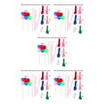 thumbnail image 1 of bedienty Cake Topper Home Wedding Party Cake Balloon Ribbon Straws Decoration Pastry Decor Sapphire Glitter Balloon 2# 5Set, 1 of 6