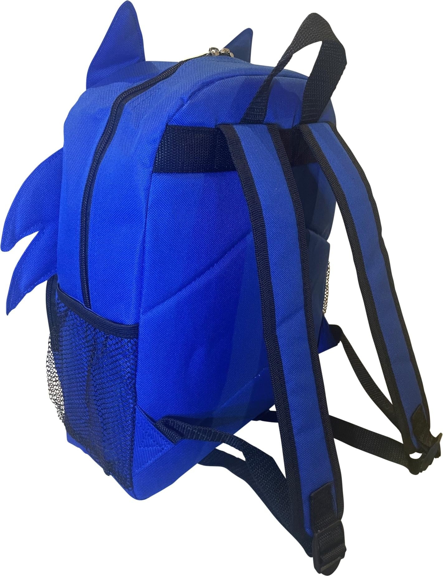 Ruz Sonic The Hedgehog Big Face School Backpack With 3D Ears And Quills Sonic 14"