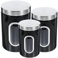 thumbnail image 6 of Diekin 3Pcs Kitchen Airtight Canisters Metal Food Coffee Bean Storage Containers for Sugar Tea, 6 of 6