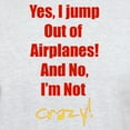 thumbnail image 3 of CafePress - Jump Out Of Planes Dark T Shirt - Men's Classic Graphic T-Shirt, 3 of 4