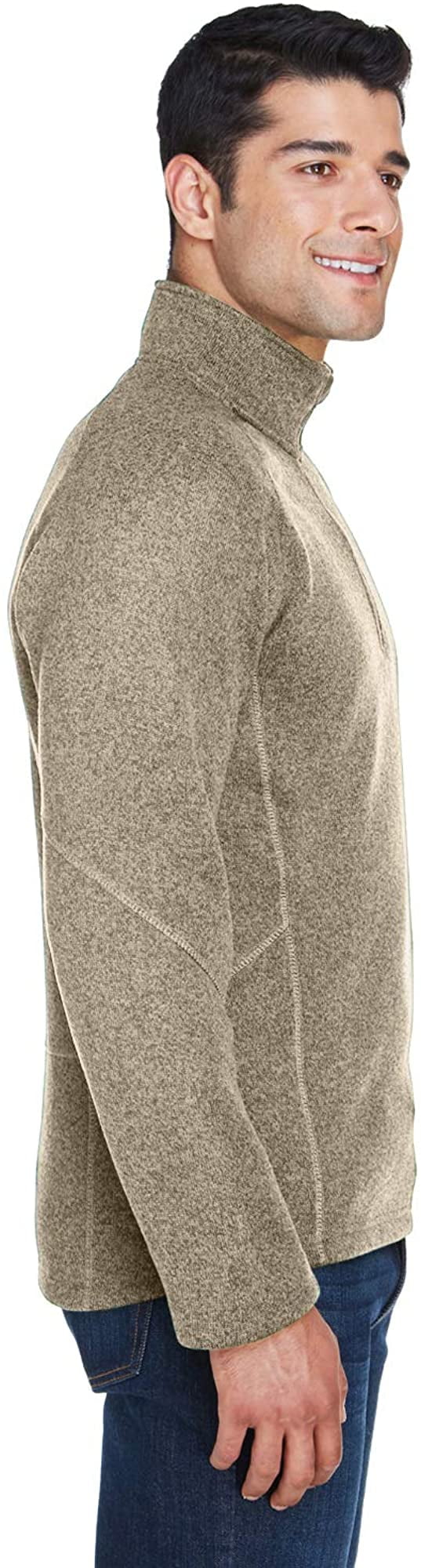 Devon & Jones Adult Bristol Sweater Fleece Quarter-Zip