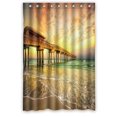 thumbnail image 1 of ABPHQTO Hermosa cortina de ducha Ocean Beach Cortina de ducha impermeable 120x180 cm, 1 of 2