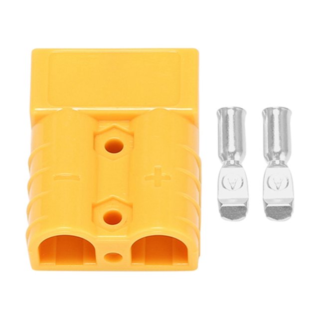 Para conectores de enchufe estilo Anderson 50a 600v terminales enchufes amarillos
